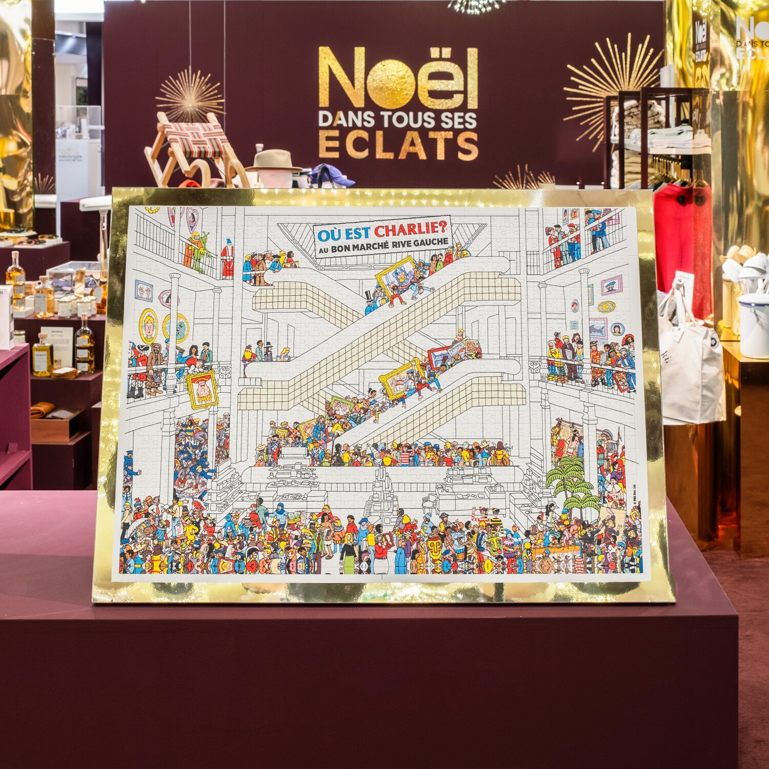 コラボ商品★LE BON MARCHE RIVE GAUCHE x OU EST CHARLIE Where's Charlie? At Bon Marché! | Le Bon Marché